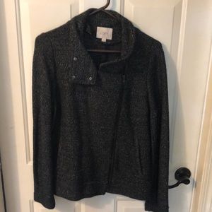 LOFT Tweed Biker Jacket